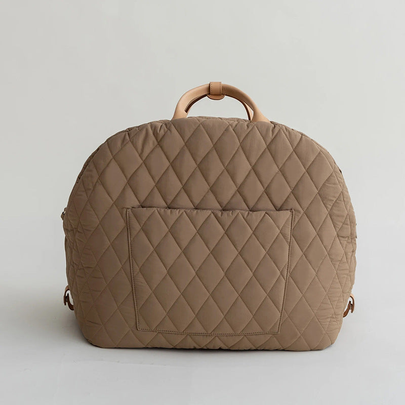 Cama portátil tipo bolsa para perro y gato